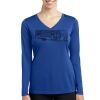 Valencia Hills Wave Dryfit L/S Tee - Ladies Thumbnail