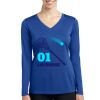 Valencia Hills Wave Dryfit L/S Tee - Ladies Thumbnail
